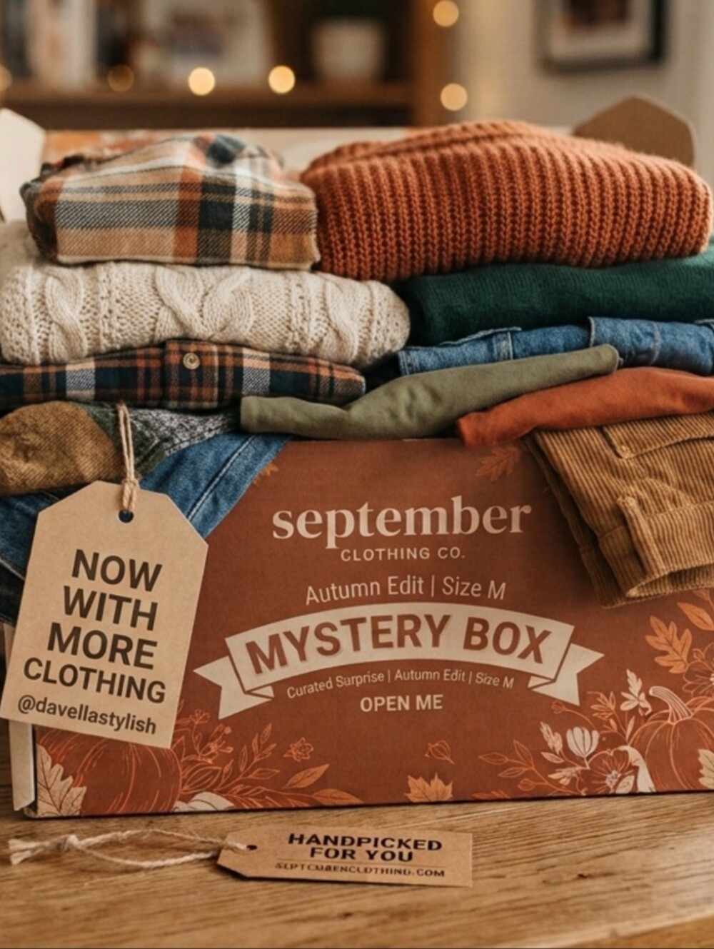 🍁September Fashion Mystery Box👚👖👢👠 Mystery Box M & L 🍁🍁